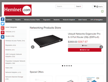 Tablet Screenshot of heminet.com